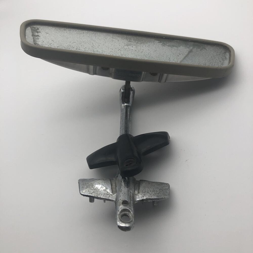 Vintage 60's GM Models 8”Chrome Stainless Rear View Day Night Mirror w/bracket